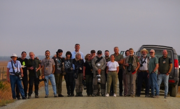 Fotógrafos en acción en Doñana recogida yeguas Hinojos